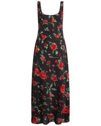 RIXO London - Bondi Rose Midi Dress - Lyst