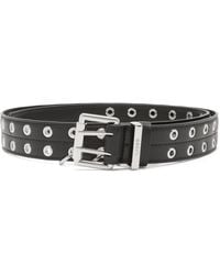 Ganni - Double Eyelet Belt - Lyst