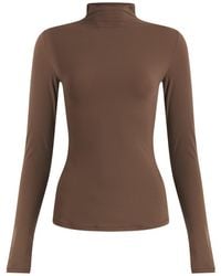 Skims - Fits Everybody Long Sleeve High Neck Top - Lyst