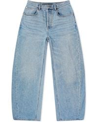 Alexander Wang - Oversized Rounded Low Rise Jean - Lyst