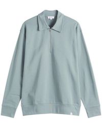 Norse Projects - Ketel Relaxed Logo Half Zip Sweatshirt - Lyst