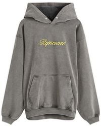 Represent - Script Logo Hoodie - Lyst
