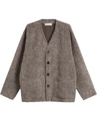 Our Legacy - Hairy Wool Cardigan - Lyst