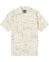 Beams Plus - Open Collar Rayon Print Shirt - Lyst