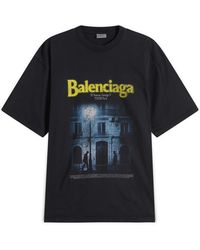 Balenciaga - Graphic Logo T-Shirt - Lyst