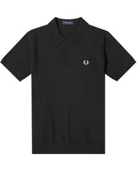 Fred Perry - Classic Knit Polo Shirt - Lyst
