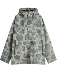 Paul Smith - Pixilated Flower Print Hooded Jacket - Lyst