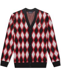 fred perry cardigan mens