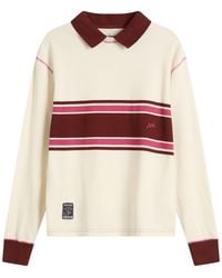 Damson Madder - Olina Placement Stripe Rugby Shirt - Lyst