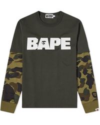 bape t shirt long sleeve