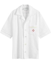 Casablanca - Monogram Towelling Short Sleeve Shirt - Lyst