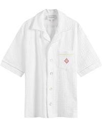 Casablanca - Monogram Towelling Short Sleeve Shirt - Lyst