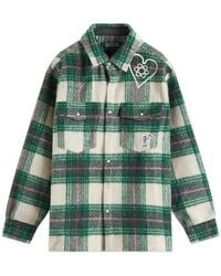 BBCICECREAM - Heart & Mind Check Overshirt - Lyst