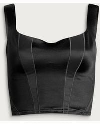 Nike - Skims Shine Texture Crop Tank Top - Lyst
