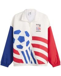 adidas - Graphic Woven Track Top - Lyst