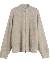 MKI Miyuki-Zoku - Faux Alpaca Knit Track Jacket - Lyst