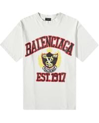 Balenciaga - College T-Shirt - Lyst