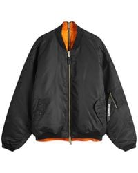 Vetements - Double Zip Bomber Jacket - Lyst