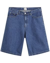 Arte' - Round Pocket Denim Shorts - Lyst