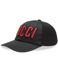 GUCCI Logo-Appliquéd Coated-Canvas and Mesh Baseball Cap for Men