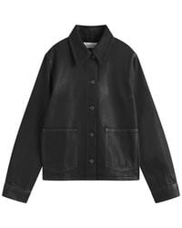 Samsøe & Samsøe - Sanadine Foil Denim Jacket - Lyst