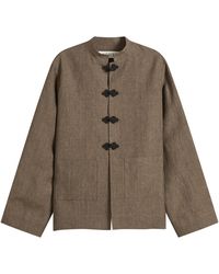 Rohe - Rohe Mandarin Linen Jacket - Lyst