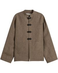 Rohe - Rohe Mandarin Linen Jacket - Lyst