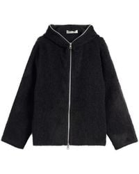 Our Legacy - Hairy Wool Full Zip Hooded Jacket - Lyst