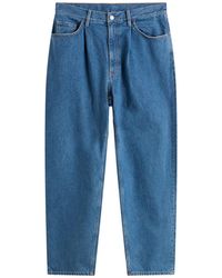 Beams Plus - Wide Tapered Denim Jeans - Lyst