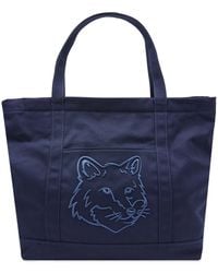 Maison Kitsuné - Fox Head Large Tote Bag - Lyst