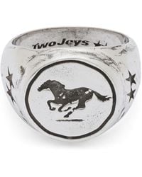 Twojeys - Galloping Signet Ring - Lyst