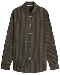 Acne Studios - Sarow Long Sleeve Poplin Stripe Shirt - Lyst