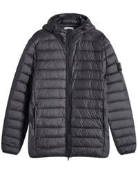 Stone Island - Lightweight Hooded Down Jacket - Lyst