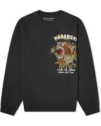 Maharishi - Maha Tiger Embroidered Sweatshirt - Lyst