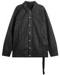 Rick Owens - Jumbo Denim Worker Shirt - Lyst