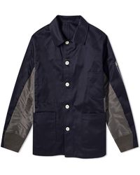 Sacai - Chino X Nylon Shirt Jacket - Lyst