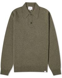 Norse Projects - Marco Merino Lambswool Polo Shirt - Lyst