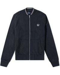 Fred Perry - Zip Bomber Jacket - Lyst