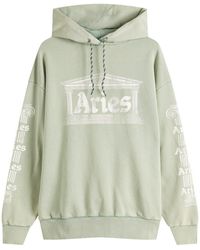 Aries - Aged Ancient Temple Hoodie - Lyst