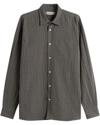 Forét - Scout Micro Check Shirt - Lyst