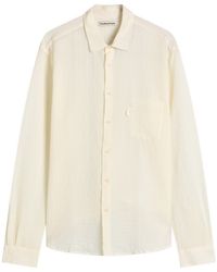 YMC - Curtis Seersucker Stripe Shirt - Lyst
