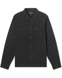 Fred Perry - Twill Overshirt - Lyst