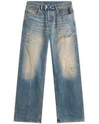 DIESEL - 1996 D-Sire Wide Leg Jeans - Lyst