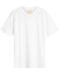 Folk - Contrast Sleeve T-Shirt - Lyst
