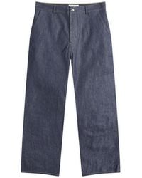Universal Works - Denim Military Chinos - Lyst