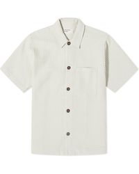 Universal Works - Pike Waffle Short Sleeve Shirt - Lyst