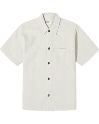 Universal Works - Pike Waffle Short Sleeve Shirt - Lyst