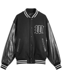 Wacko Maria - Type-2 Leather Varsity Jacket - Lyst