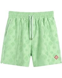 CASABLANCA - Towelling Monogram Short - Lyst