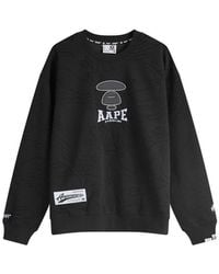 Aape By A Bathing Ape - Aape Camo Ice Hockey Sweatshirt - Lyst